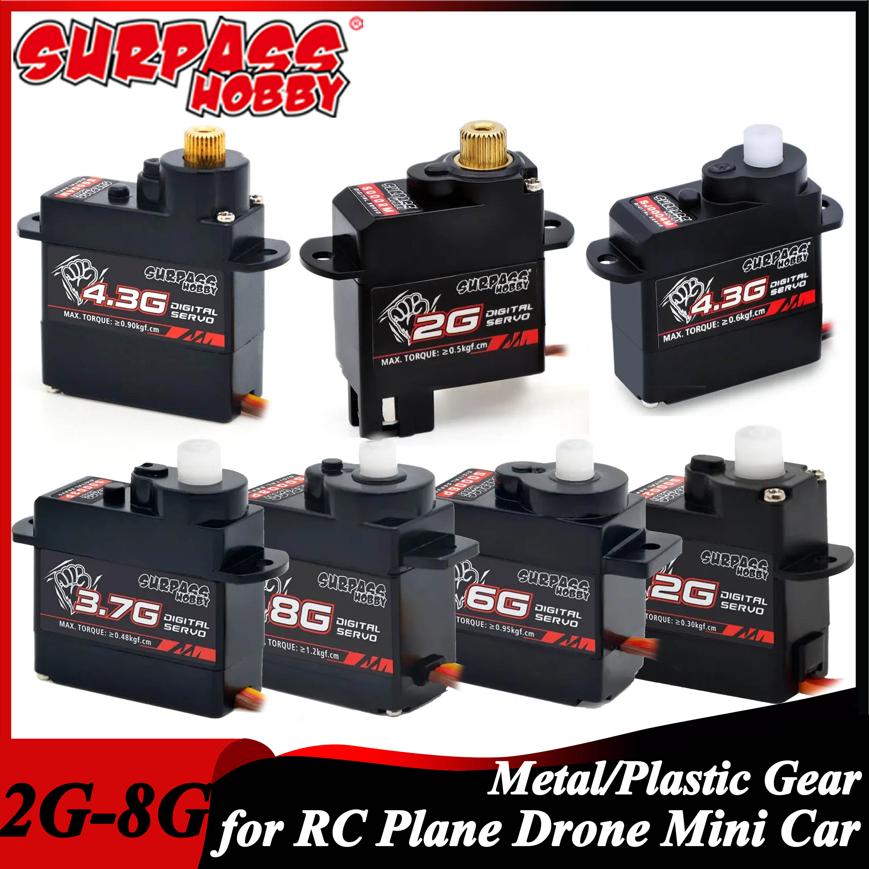 Rc Hobby Wing - Surpass Hobby 2g 3.7g 4.3g 6g