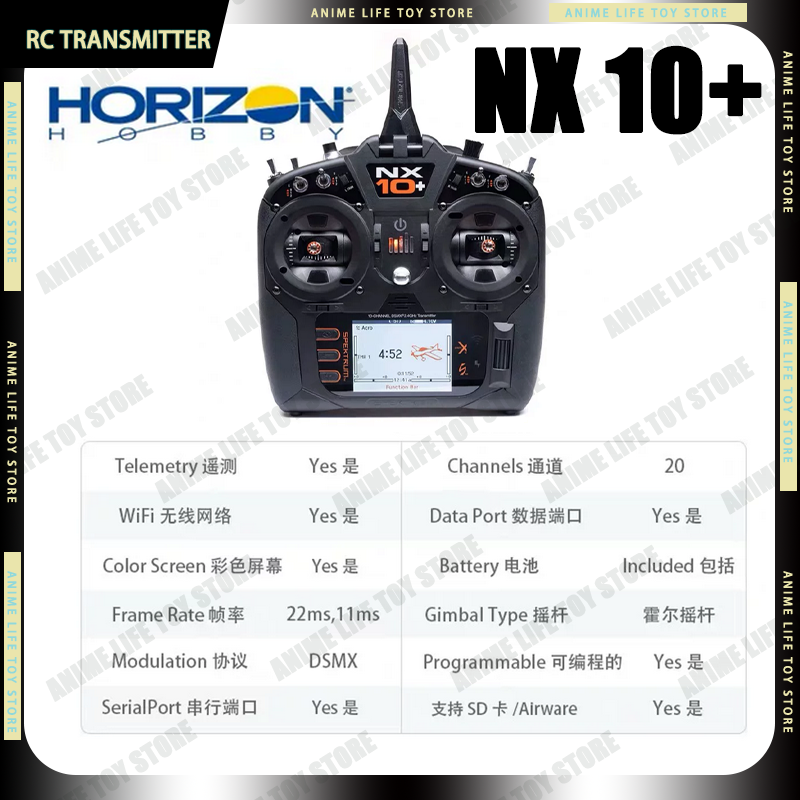 Rc Hobby De - Brand New! Nx10+ Horizon Hobby Spektrum