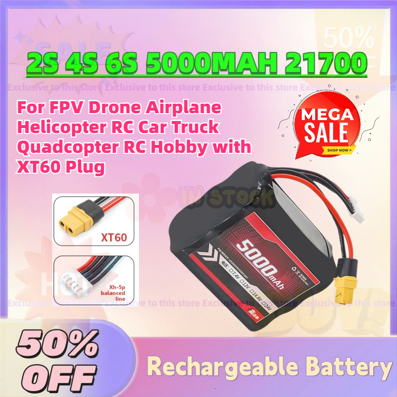 Hobby Rc Quadcopters - Upgrade 2S 4S 6S 5000MAH 21700