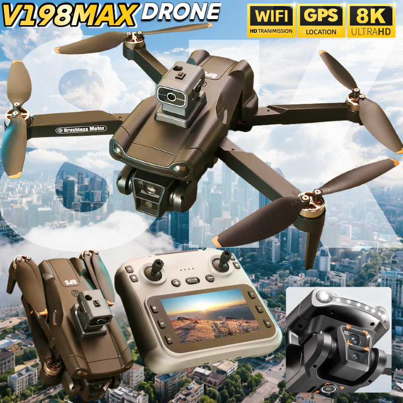 NEW for Genuine V198 MAX Drone – обзор и цена Rc Hobby China