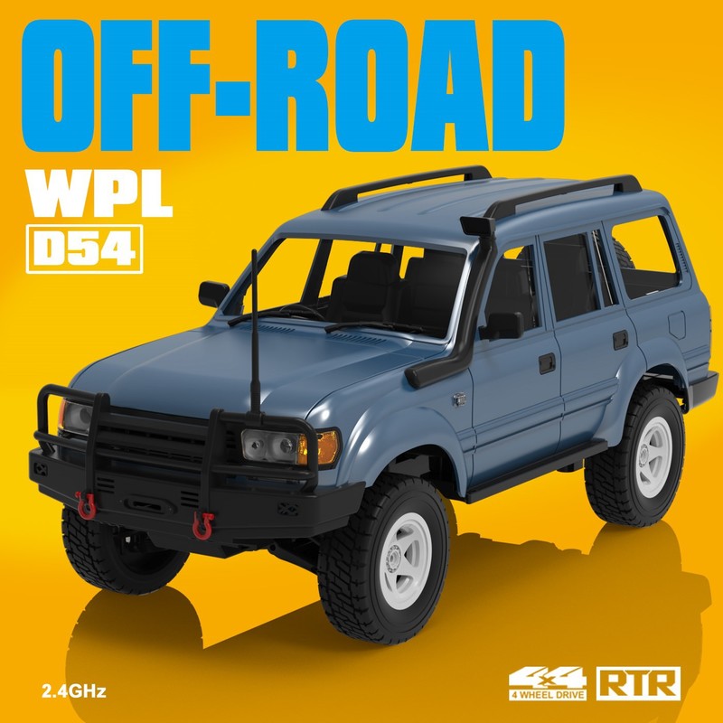 WPL D54 1:16 RC Car Land Cruis – обзор и цена Rc Hobby Grade Drift Car