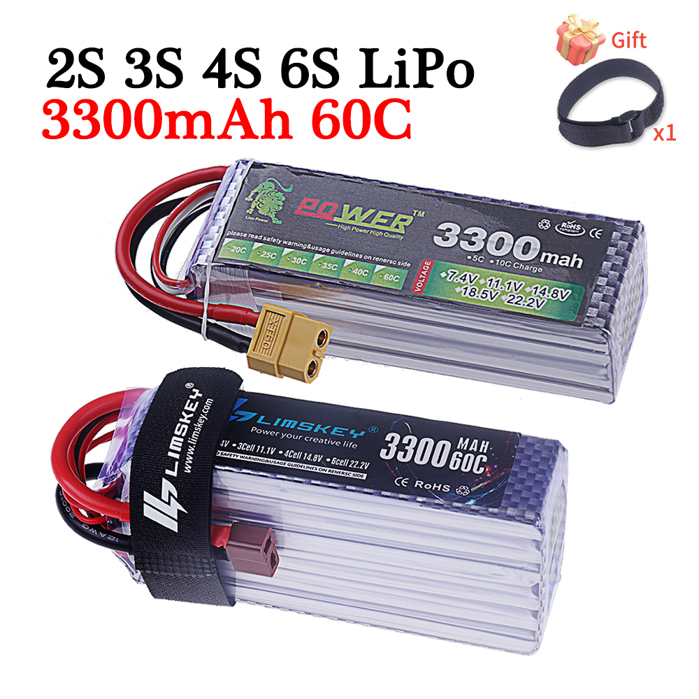 60C Lipo Battery 3300mAh 7.4V  – обзор и цена Lipo Battery 4S