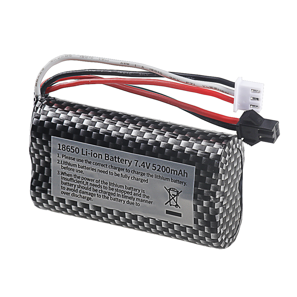 18650 7.4V 5200mAh Li-ion batt – обзор и цена Rc Hobby Boat