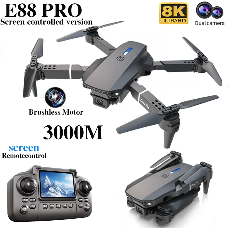 Professional E88 PRO Drone wit – обзор и цена Hobby Rc Quadcopters