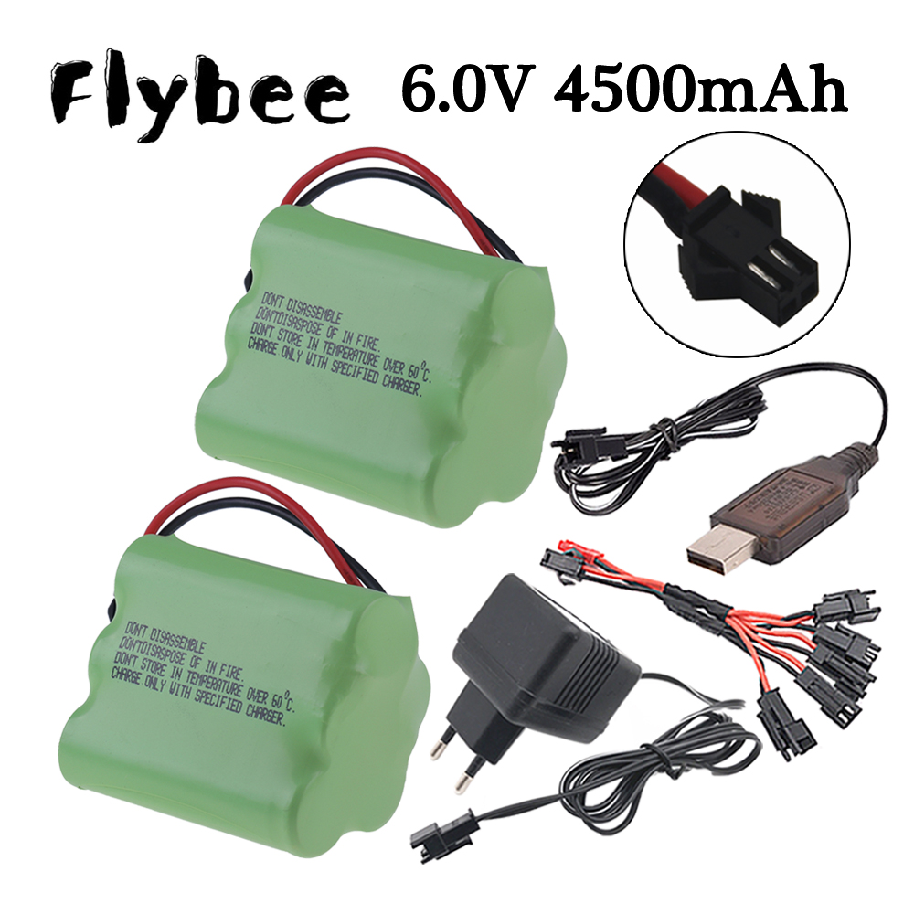 6v 4500mAh Ni-MH Battery SM Pl – обзор и цена Rc Hobby Boat