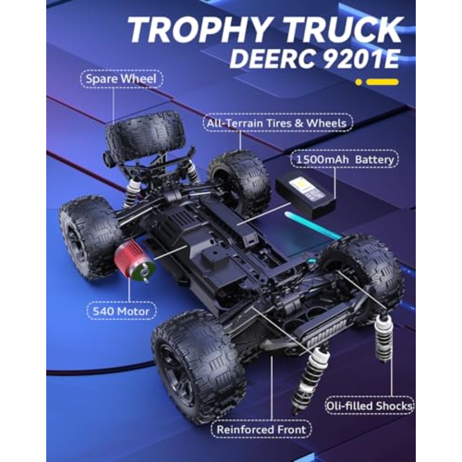 9201E 1:10 Large Remote Contro – обзор и цена Rc Hobby Grade Monster Truck