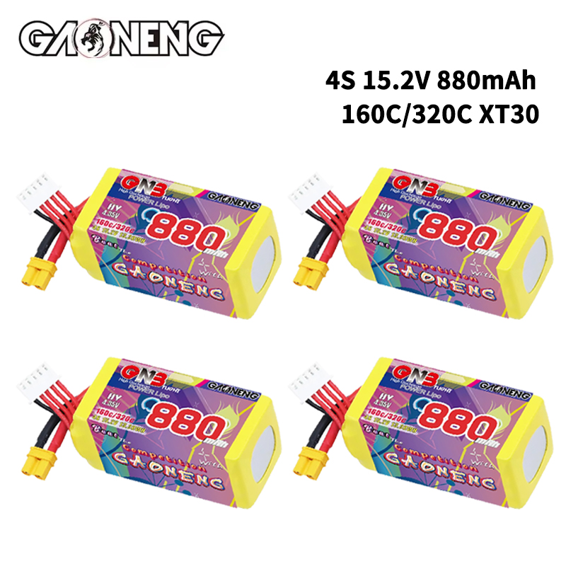 GNB 4S 880mAh 15.2V 160C/320C  – обзор и цена Lipo Battery 4S