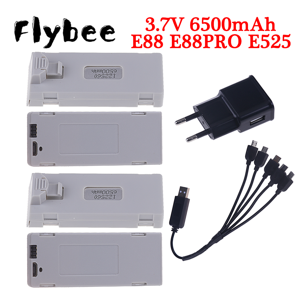 Original E88 Battery 3.7V 6500 – обзор и цена Hobby Rc Quadcopters