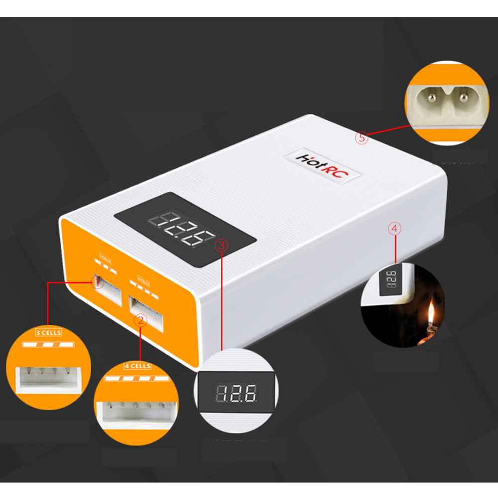 Hotrc A400 Digital 3S 4S 3000m – обзор и цена Lipo Battery 4S