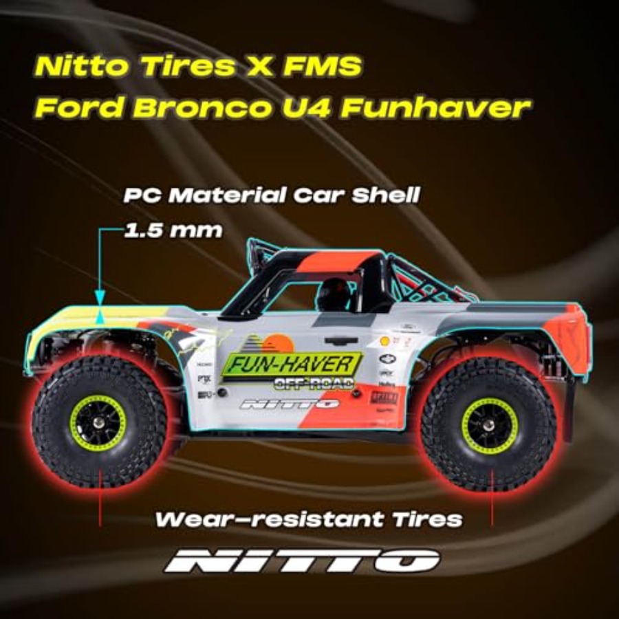 FMS 1/7  Bronco RTR EB RC Shor – обзор и цена Rc Roc Hobby