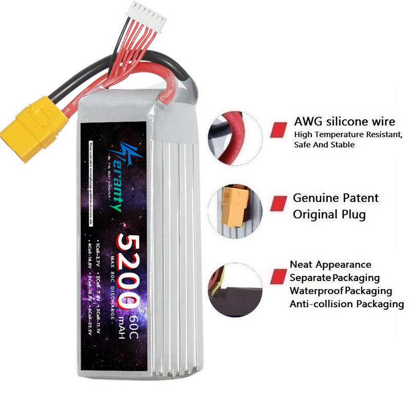 TERANTY 6S 5200mAh Lipo Batter – обзор и цена Rc Hobby Boat