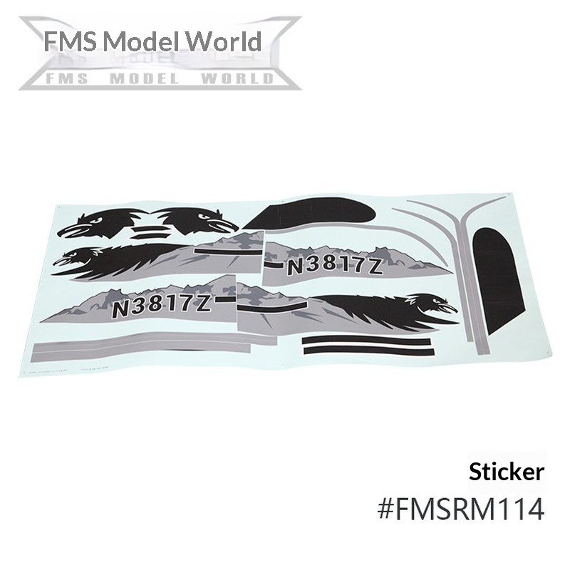 FMS RC Plane Decals For 1700mm – обзор и цена Rc Hobby Toys