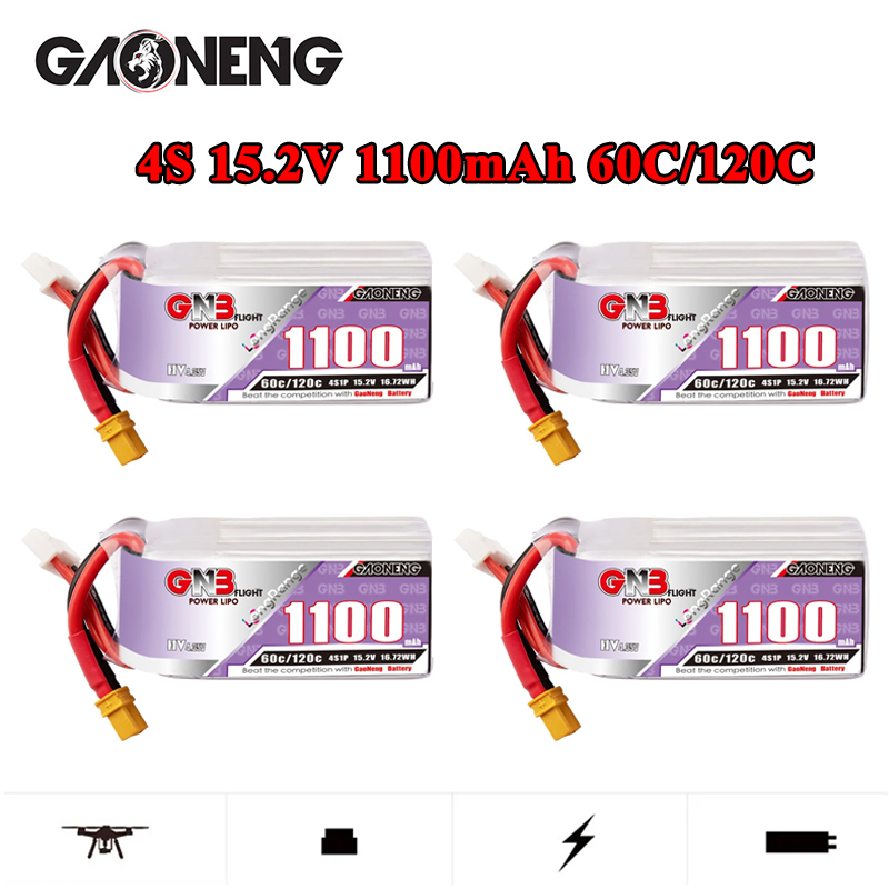 GNB 4S 1100mAh 60C/120C HV Lip – обзор и цена Lipo Battery 4S