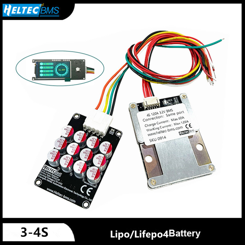 BMS 3S4S Balance 100A 120A 160 – обзор и цена Lipo Battery 4S