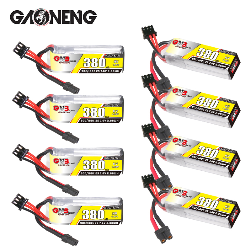 GNB 2S 7.6V 380mAh 90C/180C Li – обзор и цена Hobby Rc Quadcopters