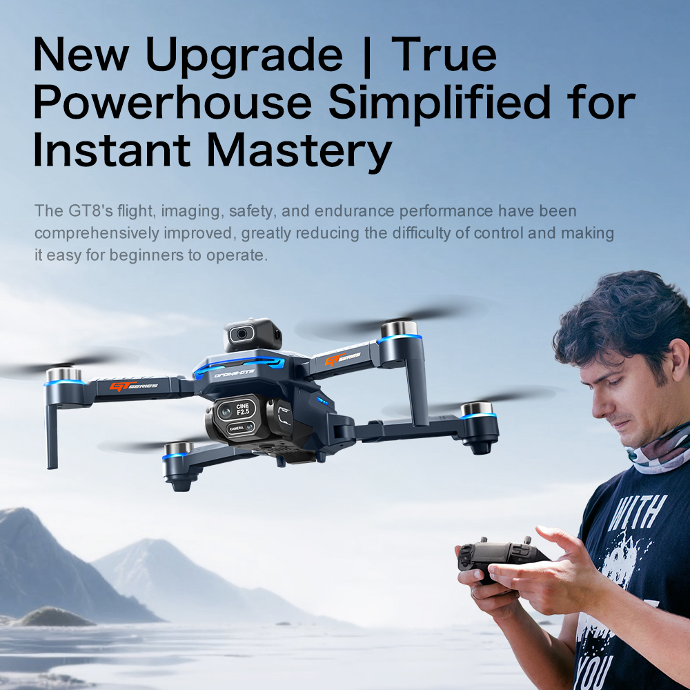 Lenovo GT8 drone 8K HD dual ca – обзор и цена Rc Hobby China