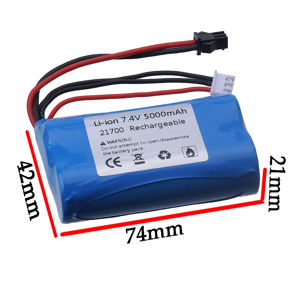 (SM Plug) 7.4V 5000mAH 21700 L – обзор и цена Rc Hobby Boat