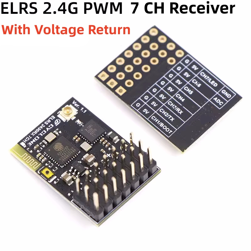 ELRS 2.4G PWM 7CH 6CH CRSF Rec – обзор и цена Rc Hobby Toys