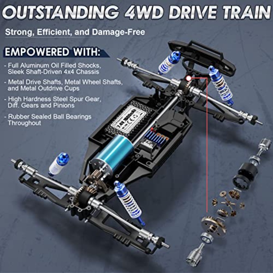 1/12 Scale Brushless RC Cars 9 – обзор и цена Rc Hobby Grade Monster Truck