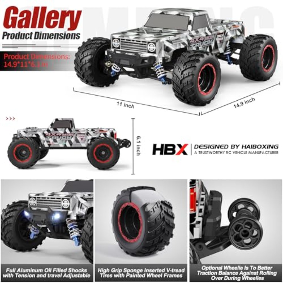 1/12 Scale Brushless RC Cars 9 – обзор и цена Rc Hobby Grade Monster Truck