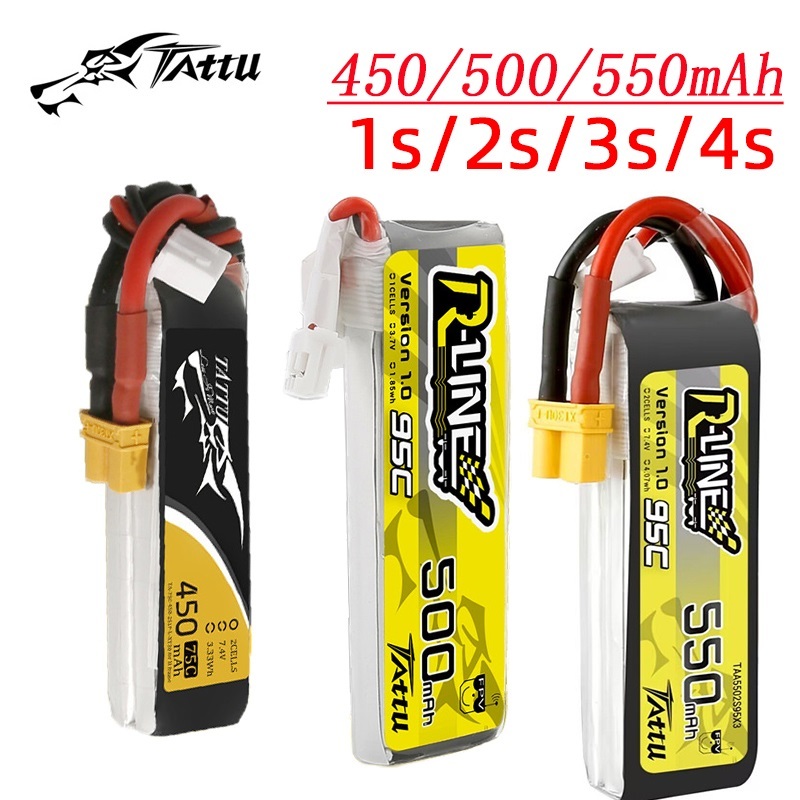 3Pcs NEW TATTU 450/500/550mAh  – обзор и цена Lipo Battery 4S