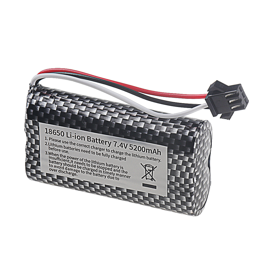 18650 Li-ion 7.4V 5200mAh Batt – обзор и цена Rc Truck Monster