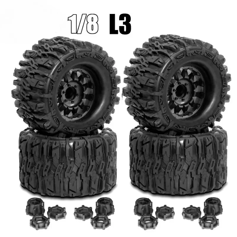4PCS 1/8 Wheels Tires 170mm  T – обзор и цена Rc Truck Monster