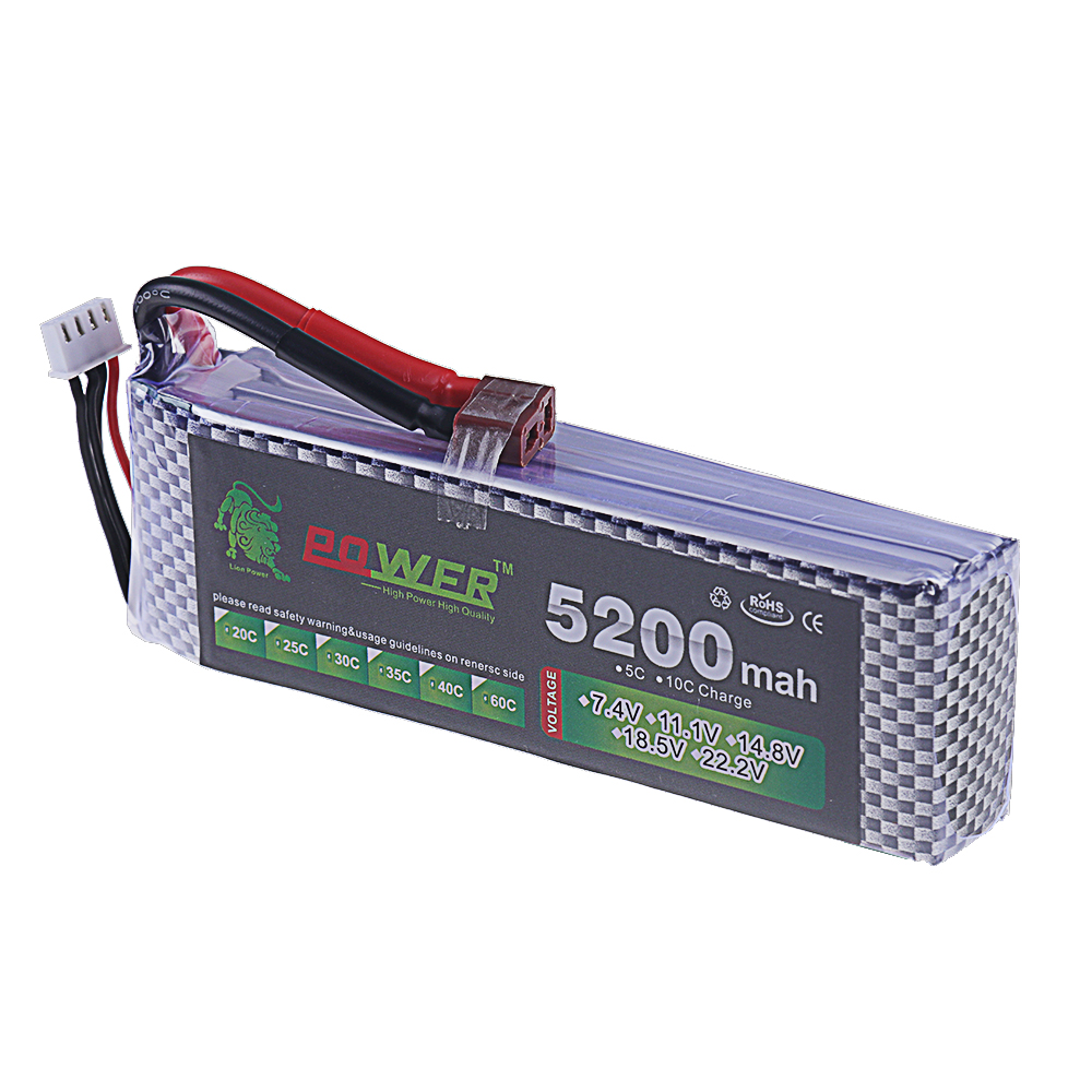 3S Lipo Battery 11.1V 5200mah  – обзор и цена Hobby Rc Quadcopters